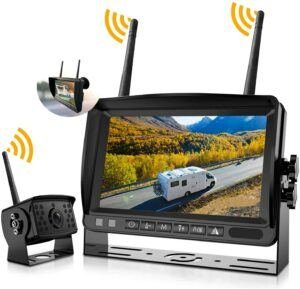 IPOSTER Wireless Backup Camera System with DVR Recording Function