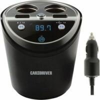 CAR AND DRIVER Bluetooth FM Transmitter Cup